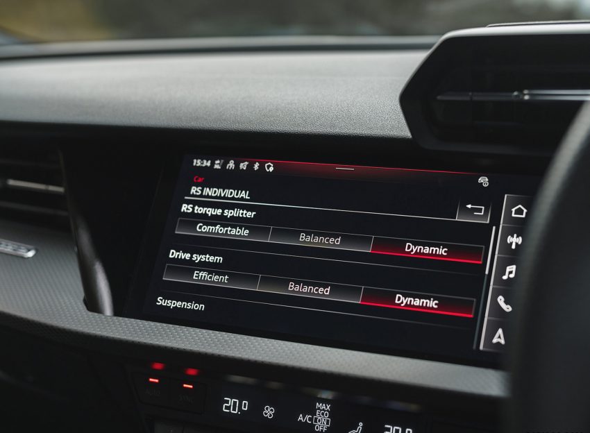 2022 Audi RS3 Sportback Launch Edition - UK version - Central Console Wallpaper 850x624 #89