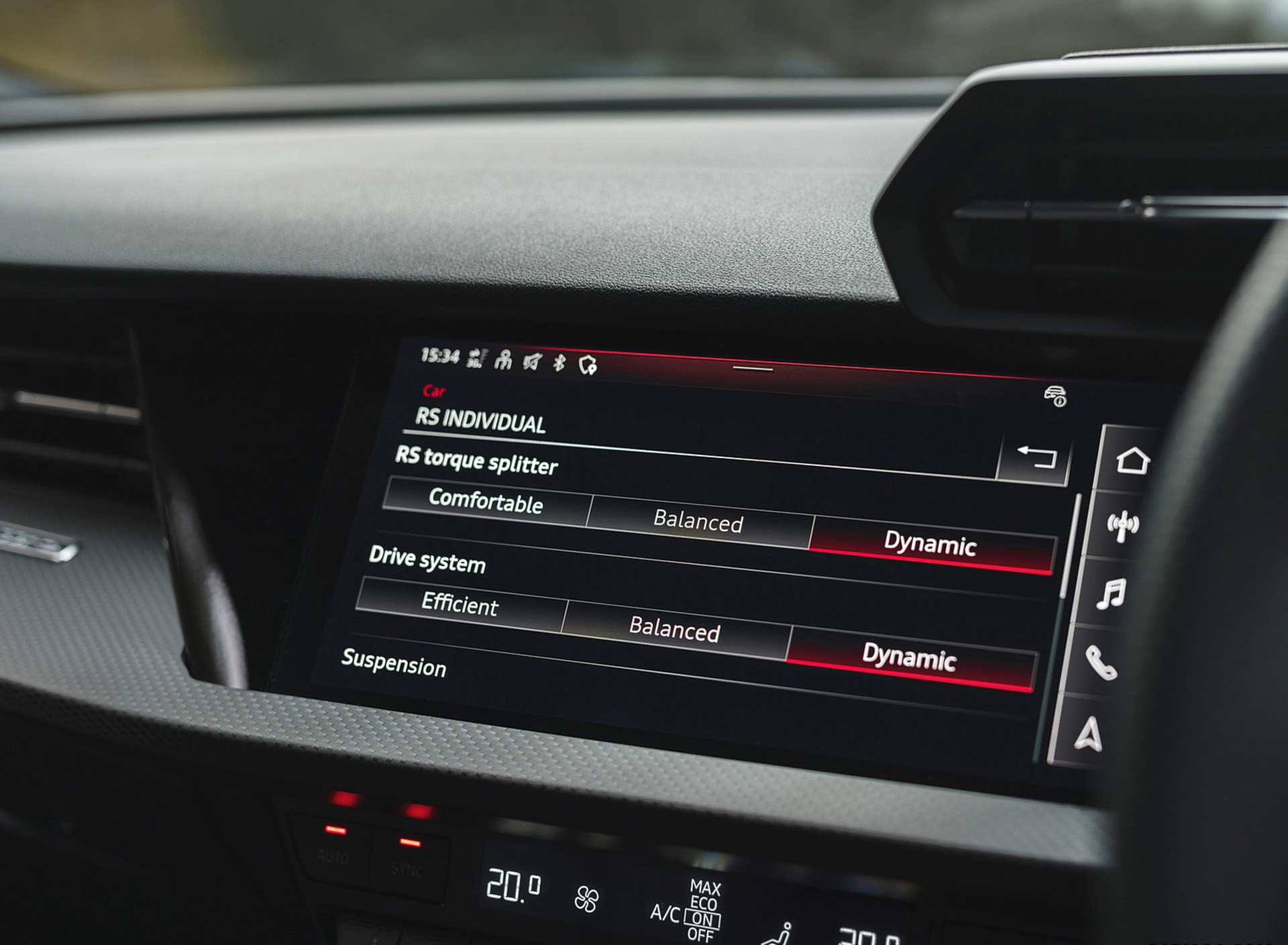 Download 2022 Audi RS3 Sportback Launch Edition - UK version - Central Console HD Wallpaper 1920x1409 #89