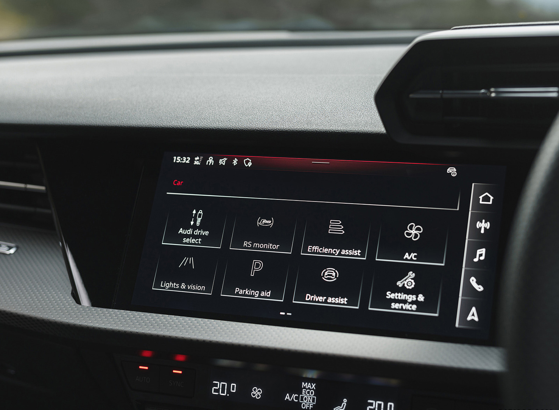 Download 2022 Audi RS3 Sportback Launch Edition - UK version - Central Console HD Wallpaper 1920x1409 #101