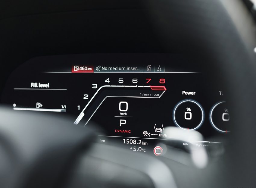 2022 Audi RS3 Sportback Launch Edition - UK version - Digital Instrument Cluster Wallpaper 850x624 #90