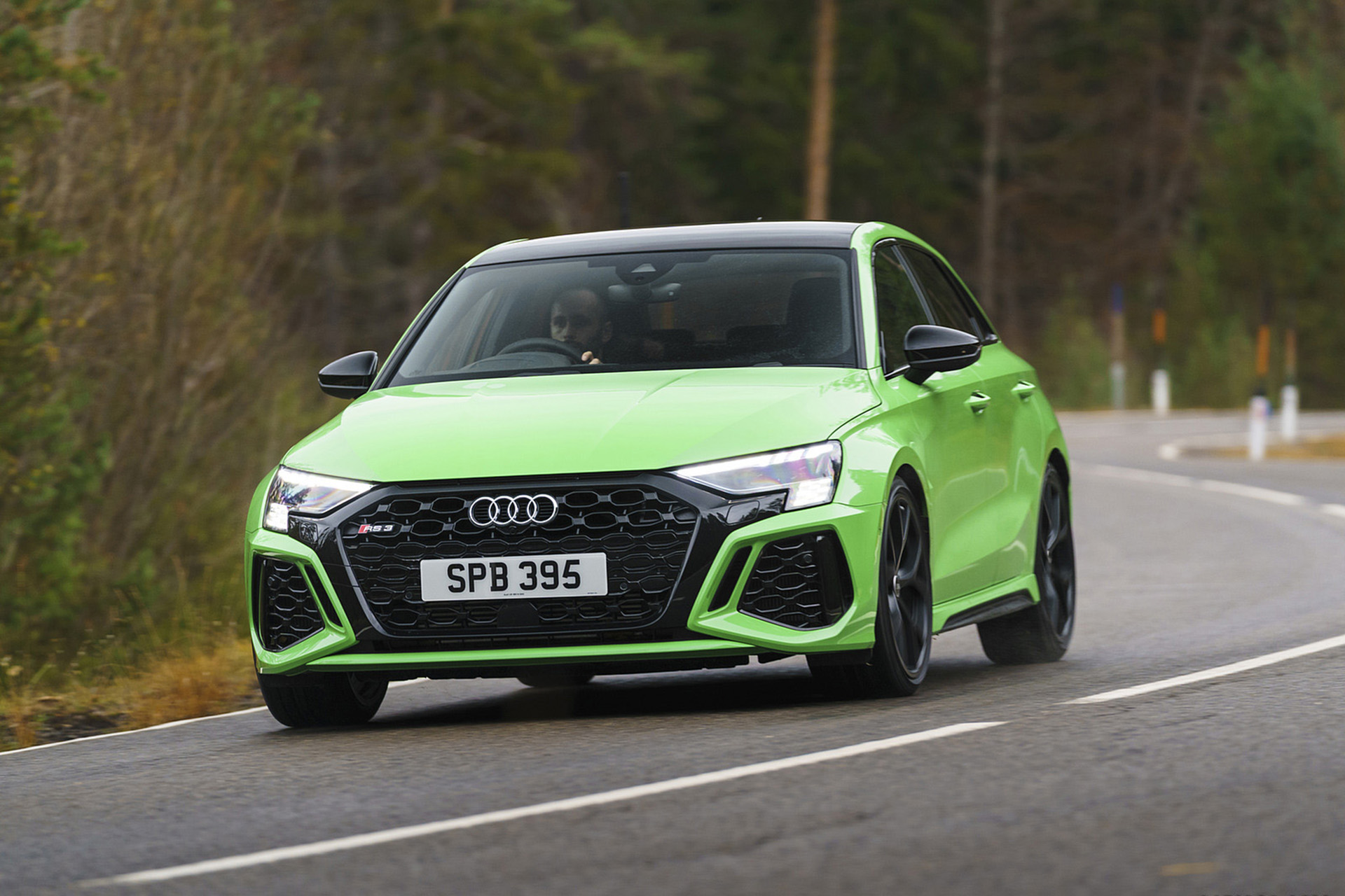 Download 2022 Audi RS3 Sportback Launch Edition - UK version - Front HD Wallpaper 1920x1280 #1