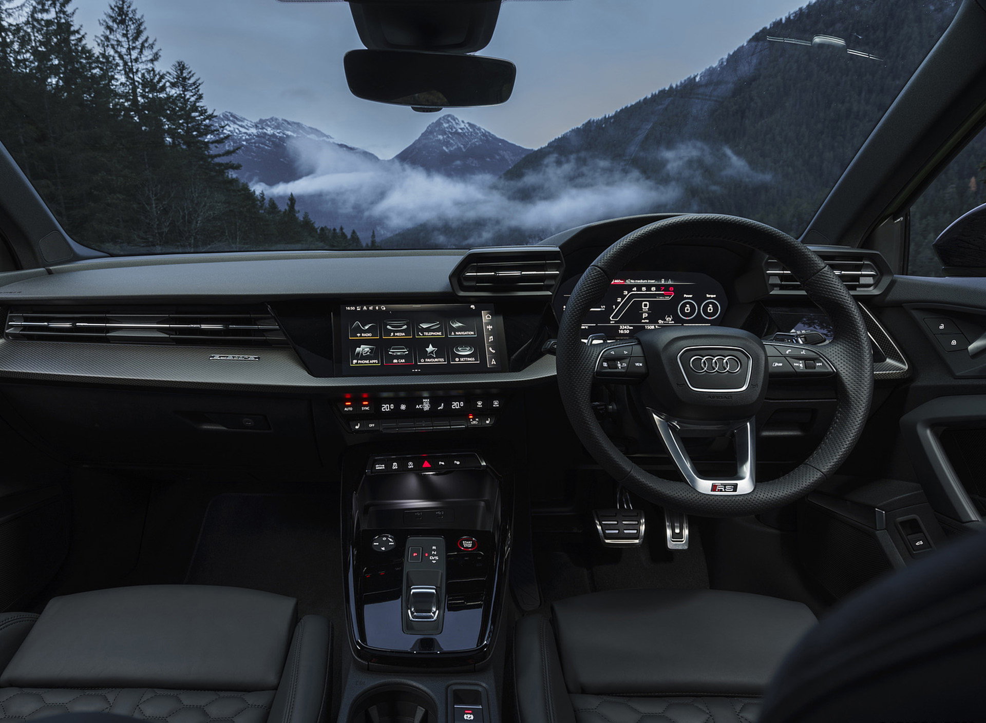 Download 2022 Audi RS3 Sportback Launch Edition - UK version - Interior, Cockpit HD Wallpaper 1920x1409 #81