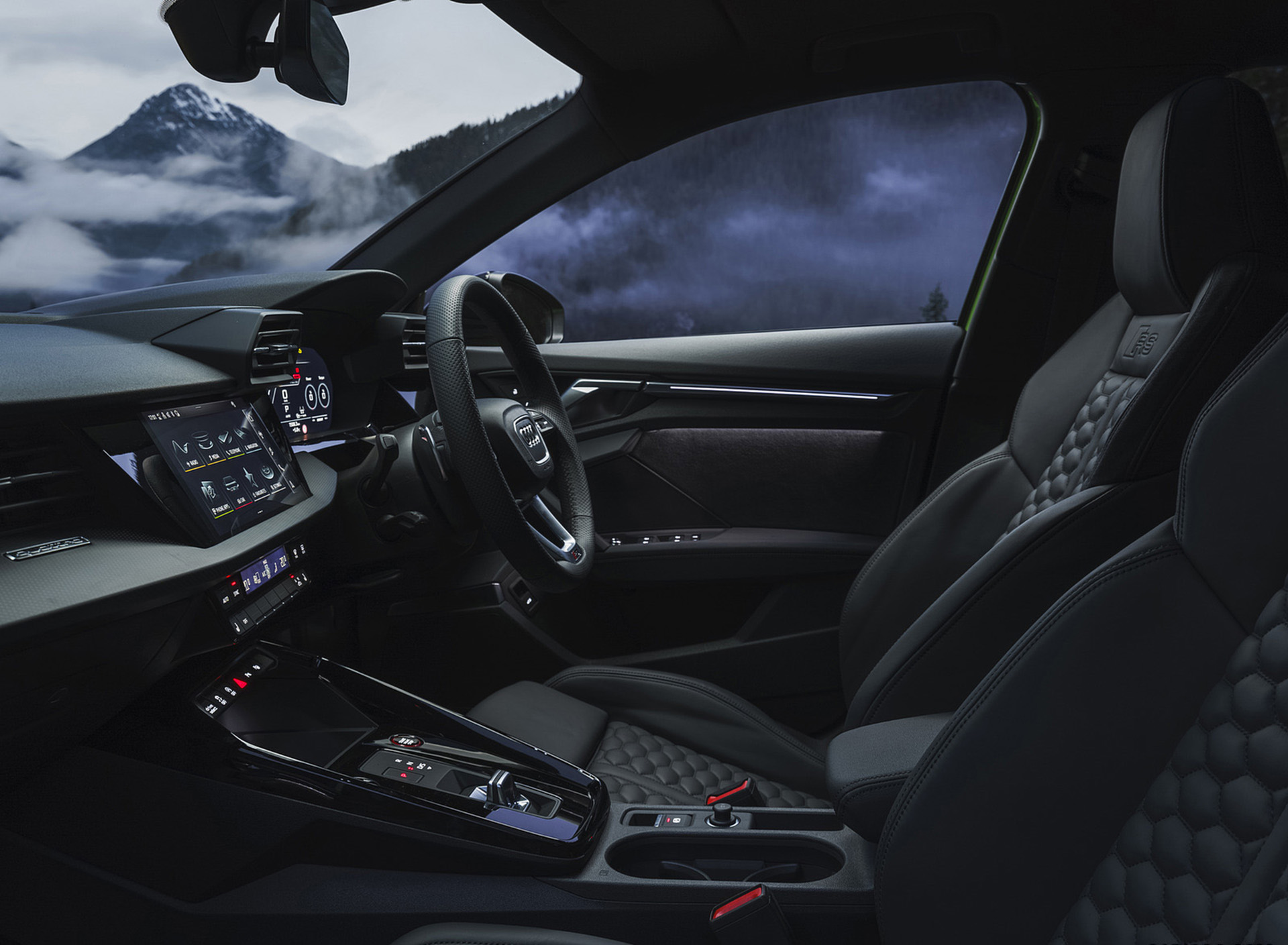 Download 2022 Audi RS3 Sportback Launch Edition - UK version - Interior HD Wallpaper 1920x1409 #102