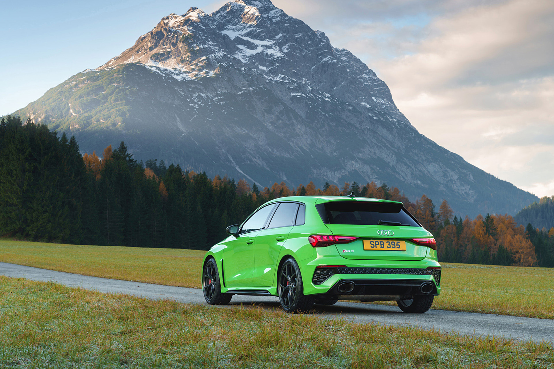 Download 2022 Audi RS3 Sportback Launch Edition - UK version - Rear Three-Quarter HD Wallpaper 1920x1280 #54