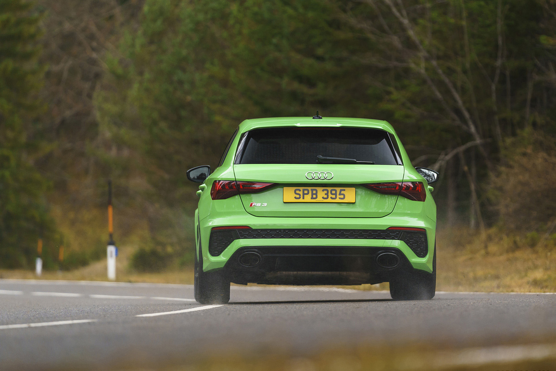 Download 2022 Audi RS3 Sportback Launch Edition - UK version - Rear HD Wallpaper 1920x1280 #2