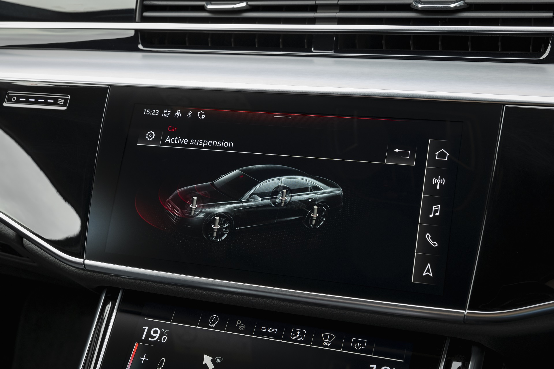 Download 2022 Audi S8 TFSI quattro - UK version - Central Console HD Wallpaper 1920x1280 #52