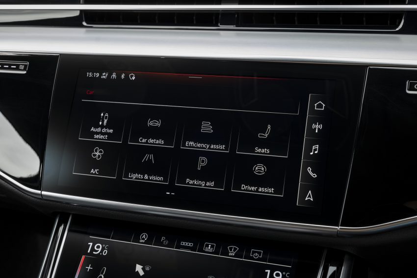 2022 Audi S8 TFSI quattro - UK version - Central Console Wallpaper 850x567 #55