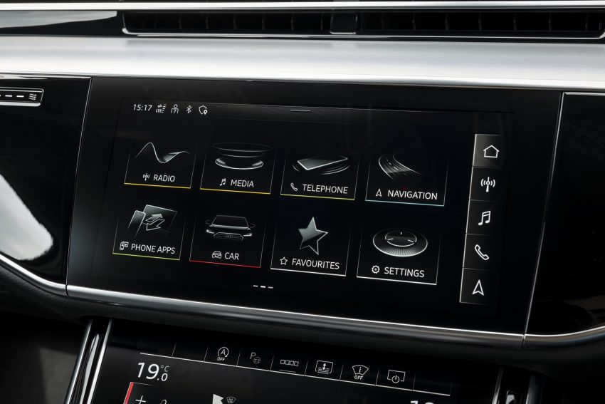 2022 Audi S8 TFSI quattro - UK version - Central Console Wallpaper 850x567 #57