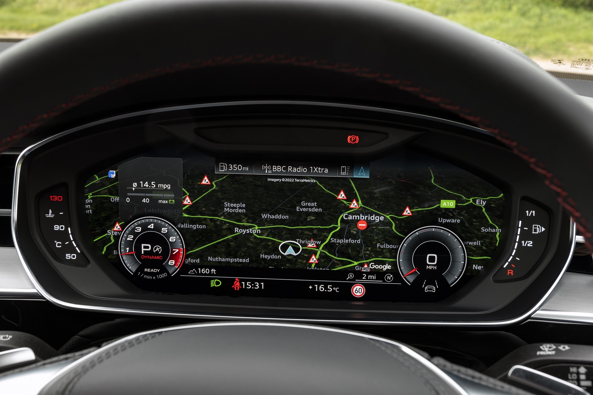 Download 2022 Audi S8 TFSI quattro - UK version - Digital Instrument Cluster HD Wallpaper 1920x1280 #44
