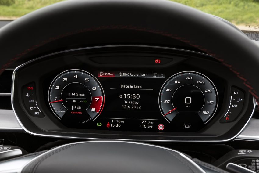 2022 Audi S8 TFSI quattro - UK version - Digital Instrument Cluster Wallpaper 850x567 #45