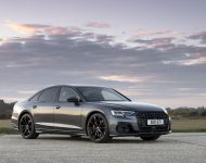 2022 Audi S8 TFSI quattro - UK version - Front Three-Quarter Wallpaper 190x150