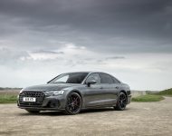 2022 Audi S8 TFSI quattro - UK version - Front Three-Quarter Wallpaper 190x150