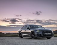 2022 Audi S8 TFSI quattro - UK version - Front Three-Quarter Wallpaper 190x150