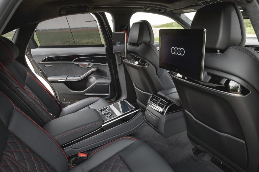 2022 Audi S8 TFSI quattro - UK version - Interior, Rear Seats Wallpaper 850x567 #67