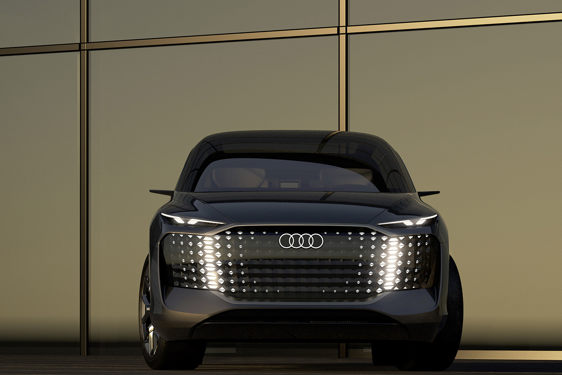 Download 2022 Audi Urbansphere Concept - Front HD Wallpaper 1921x1280 #6