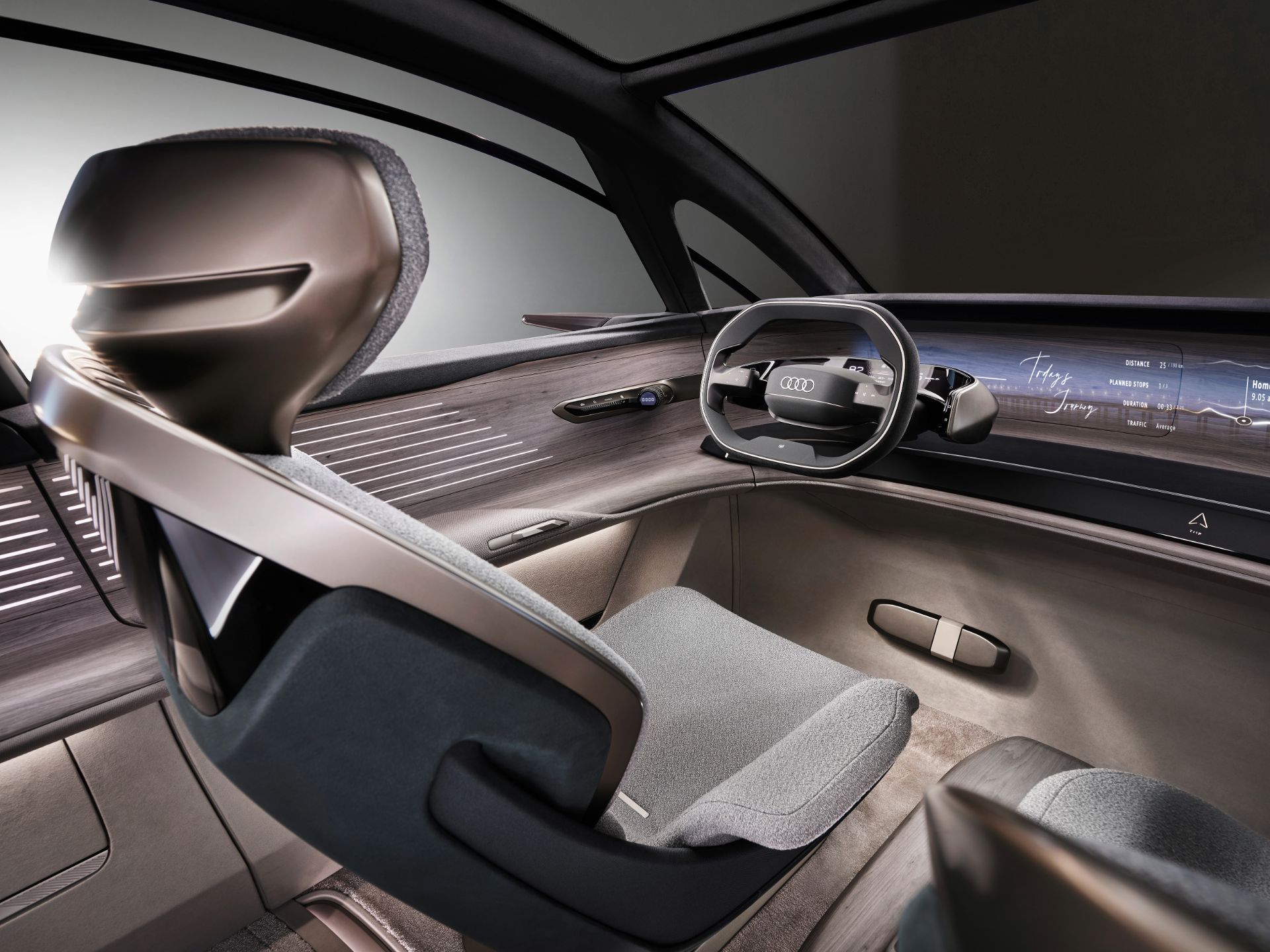 Download 2022 Audi Urbansphere Concept - Interior, Detail HD Wallpaper 1920x1440 #63