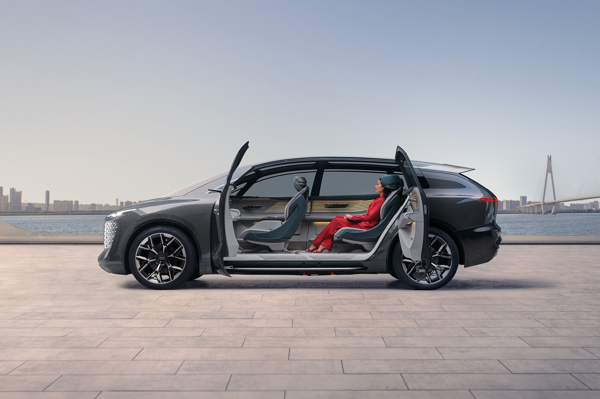 Download 2022 Audi Urbansphere Concept - Interior HD Wallpaper 1921x1280 #4