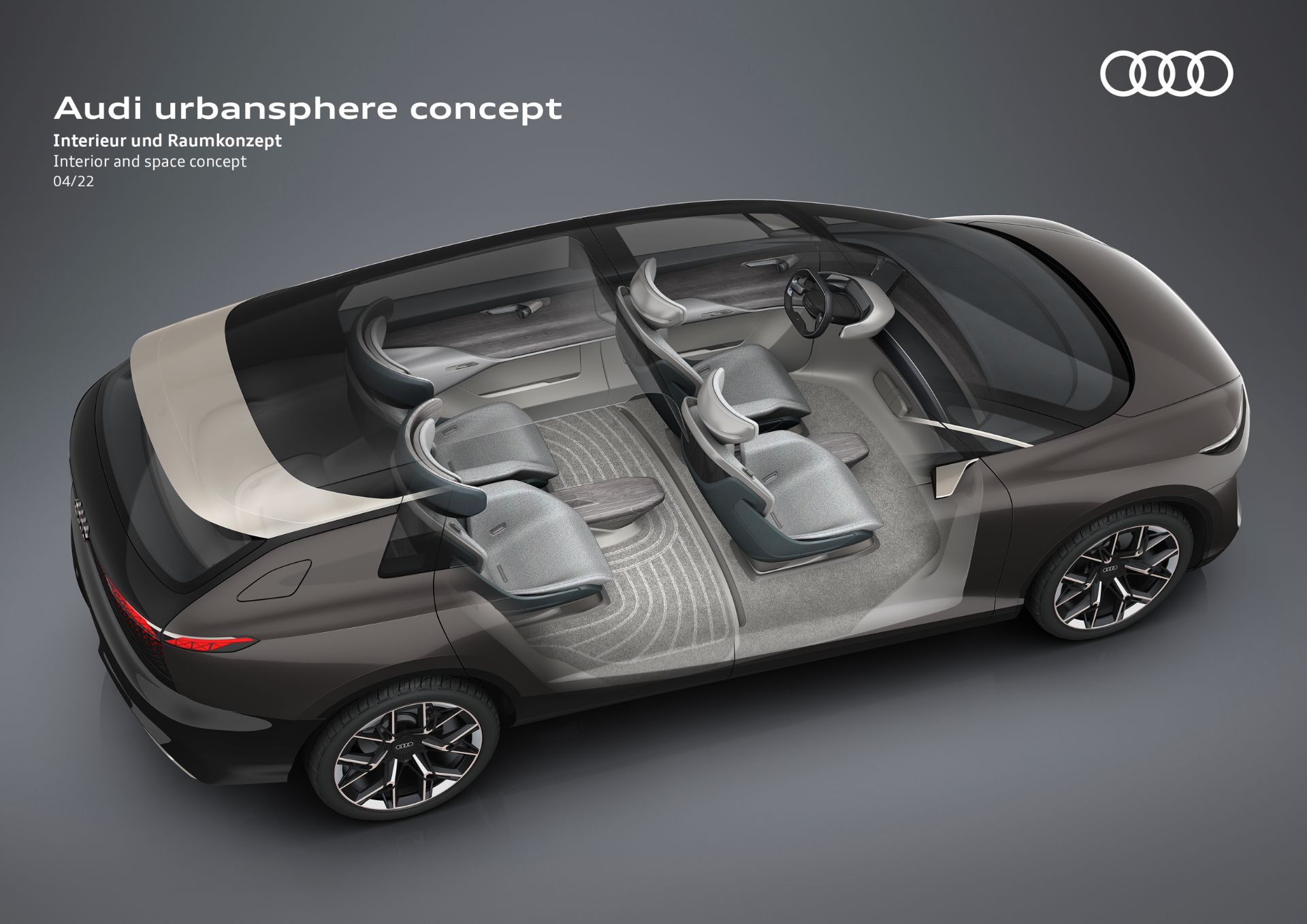 Download 2022 Audi Urbansphere Concept - Interior and space concept HD Wallpaper 1920x1358 #88