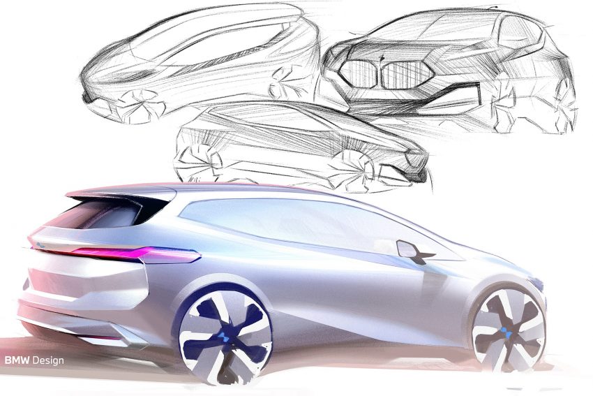 2022 BMW 220i Active Tourer - UK version - Design Sketch Wallpaper 850x567 #44
