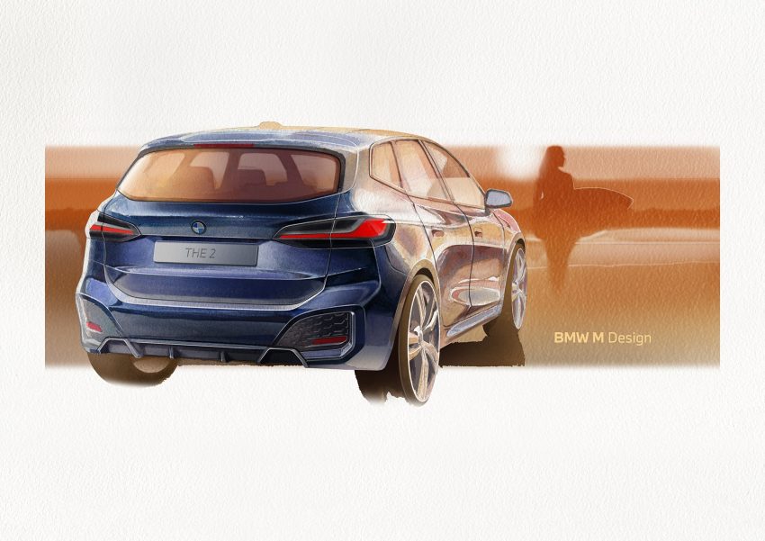 2022 BMW 220i Active Tourer - UK version - Design Sketch Wallpaper 850x601 #57