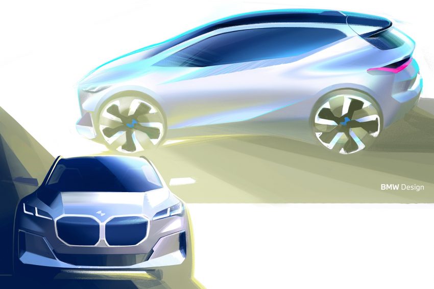 2022 BMW 220i Active Tourer - UK version - Design Sketch Wallpaper 850x567 #45