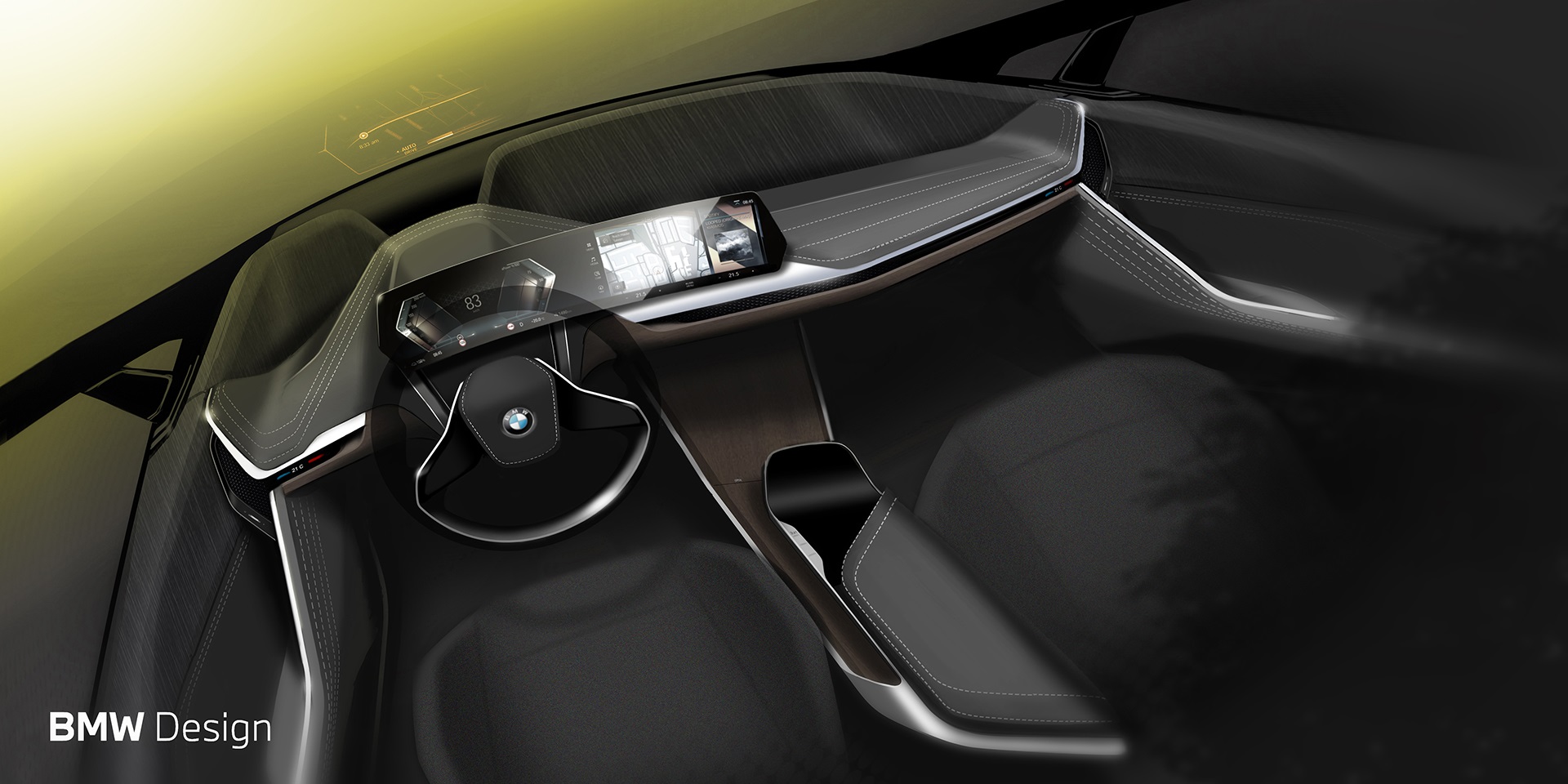 Download 2022 BMW 220i Active Tourer - UK version - Design Sketch HD Wallpaper 1920x960 #64