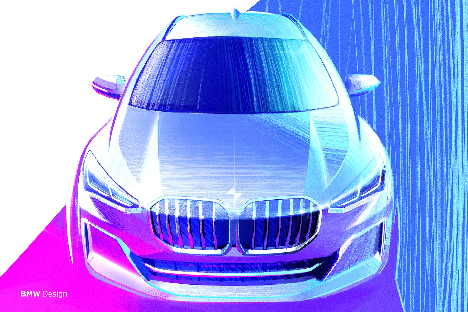 Download 2022 BMW 220i Active Tourer - UK version - Design Sketch HD Wallpaper 1920x1280 #49