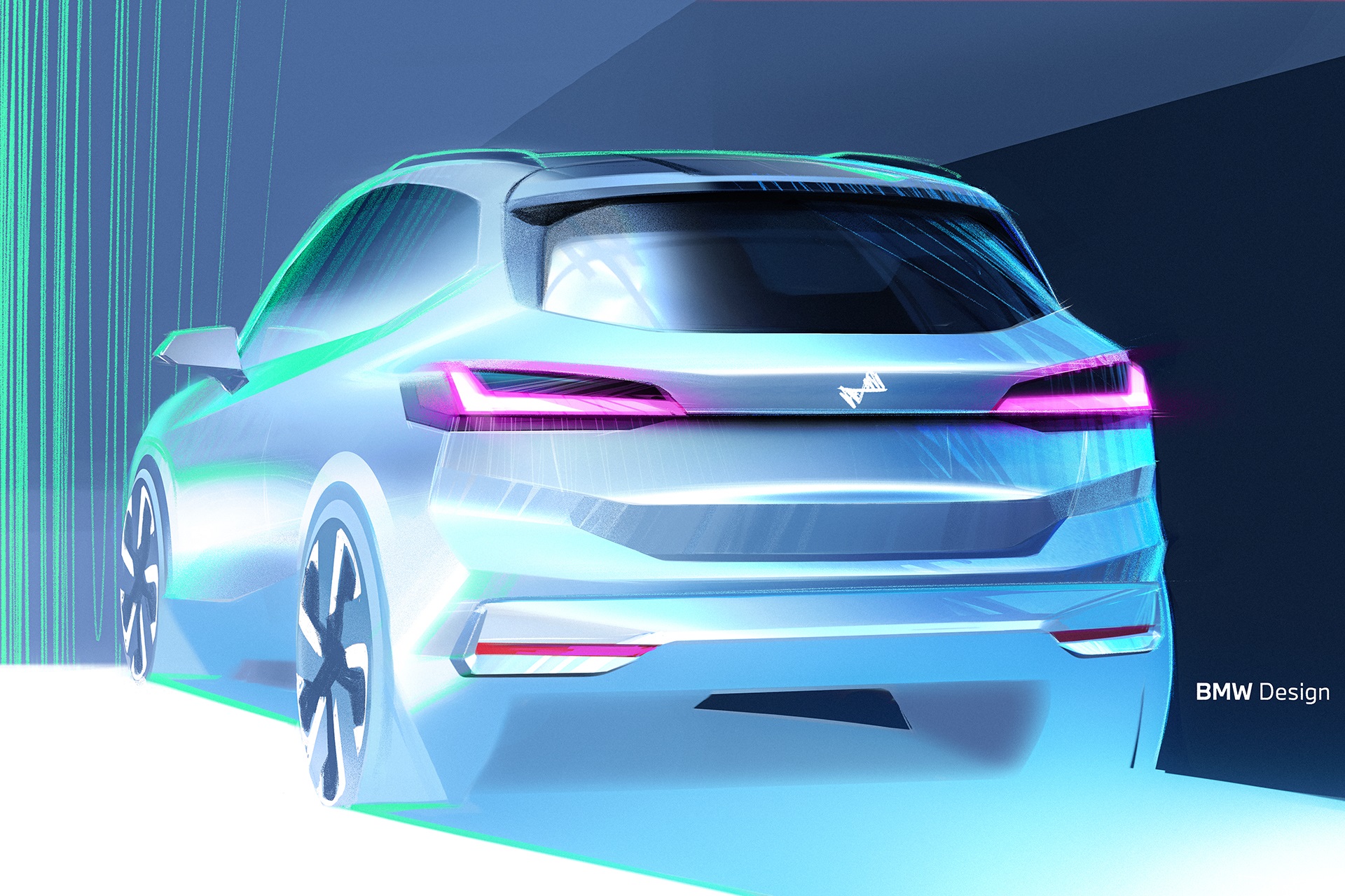 Download 2022 BMW 220i Active Tourer - UK version - Design Sketch HD Wallpaper 1920x1280 #50