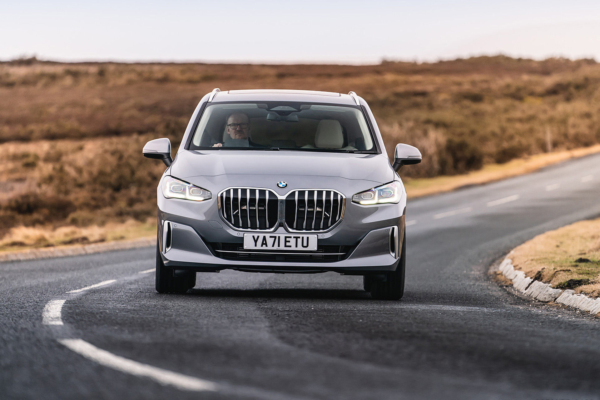 Download 2022 BMW 220i Active Tourer - UK version - Front HD Wallpaper 1921x1281 #2