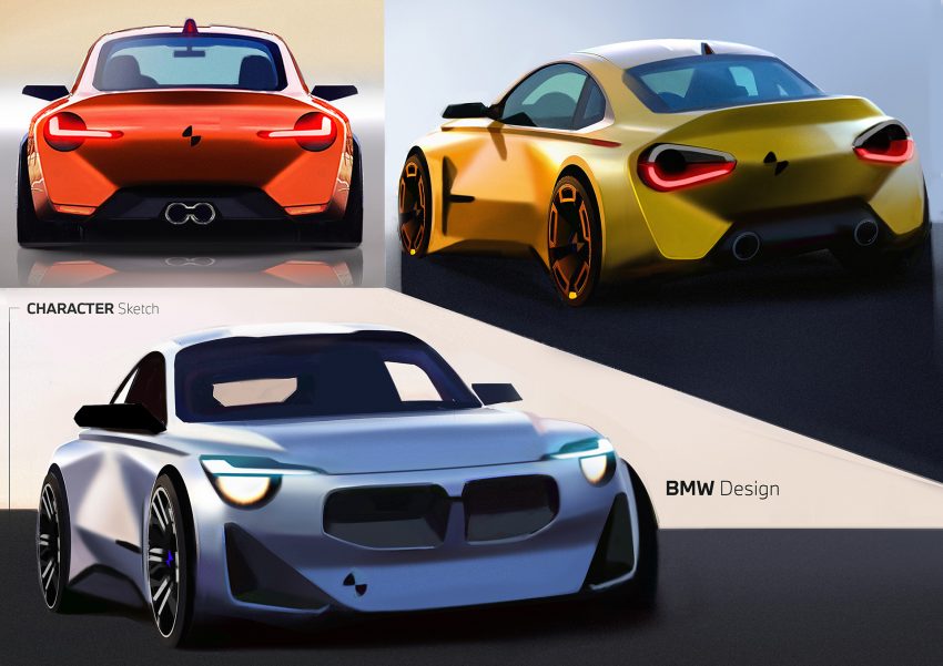 2022 BMW 220i Coupé - UK version - Design Sketch Wallpaper 850x601 #56