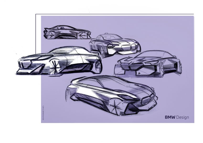 2022 BMW 220i Coupé - UK version - Design Sketch Wallpaper 850x601 #59