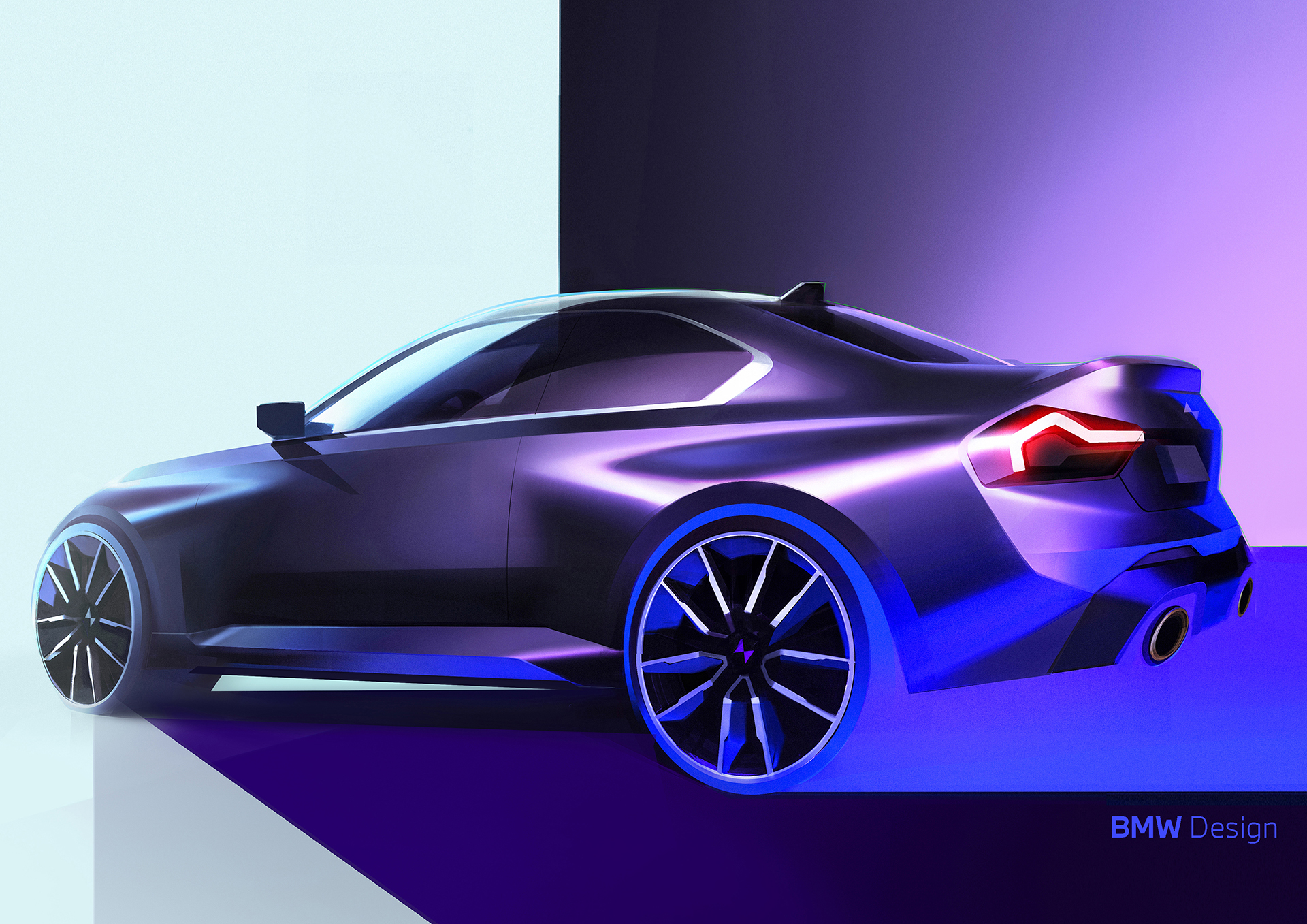 Download 2022 BMW 220i Coupé - UK version - Design Sketch HD Wallpaper 1920x1357 #46