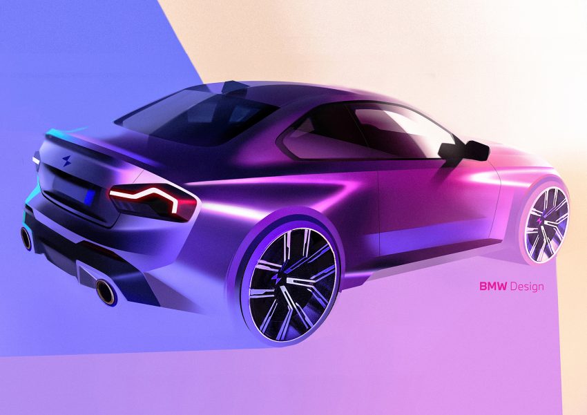 2022 BMW 220i Coupé - UK version - Design Sketch Wallpaper 850x601 #49