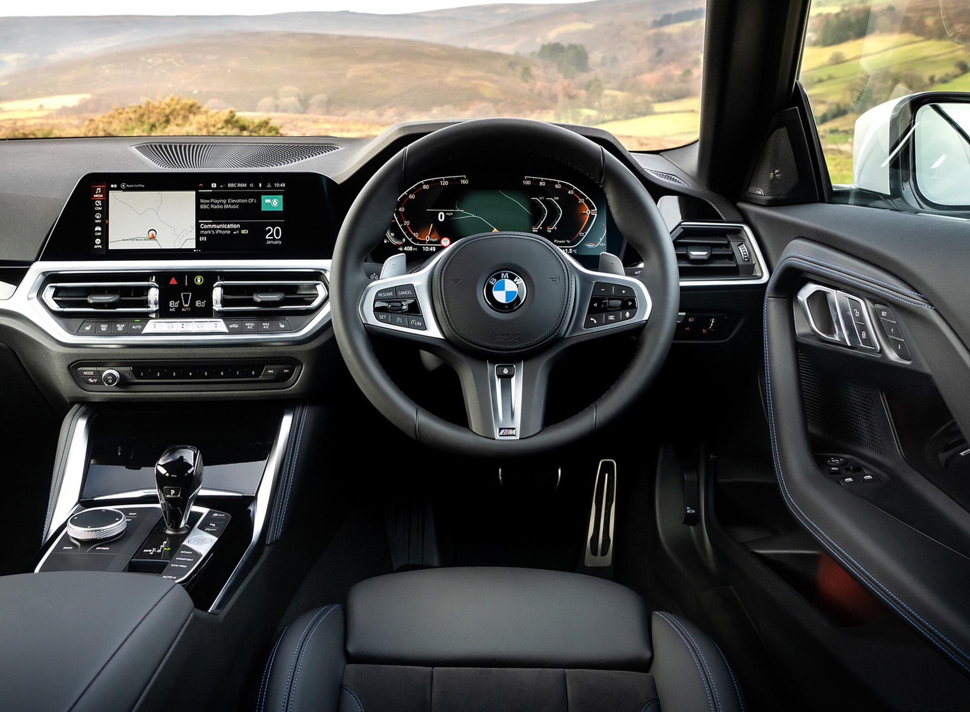 Download 2022 BMW 220i Coupé - UK version - Interior, Cockpit HD Wallpaper 1920x1409 #29