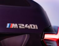 2022 BMW M240i Coupé - UK version - Badge Wallpaper 190x150