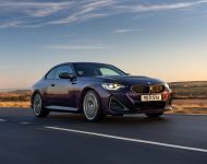 2022 BMW M240i Coupé - UK version - Front Three-Quarter Wallpaper 190x150