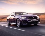 2022 BMW M240i Coupé - UK version - Front Three-Quarter Wallpaper 190x150