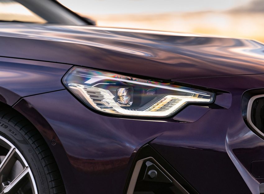 2022 BMW M240i Coupé - UK version - Headlight Wallpaper 850x624 #18