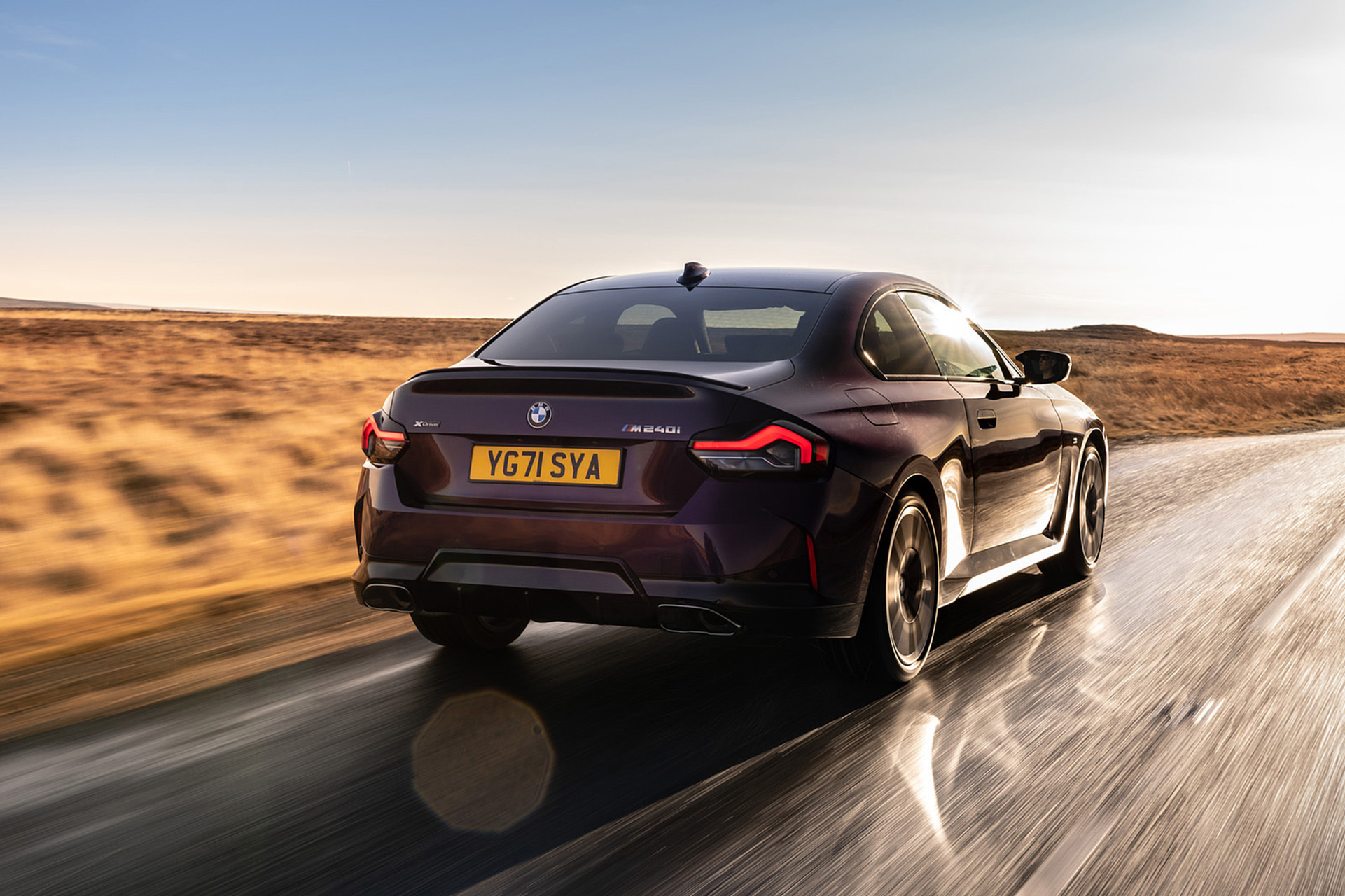 Download 2022 BMW M240i Coupé - UK version - Rear HD Wallpaper 1921x1280 #4