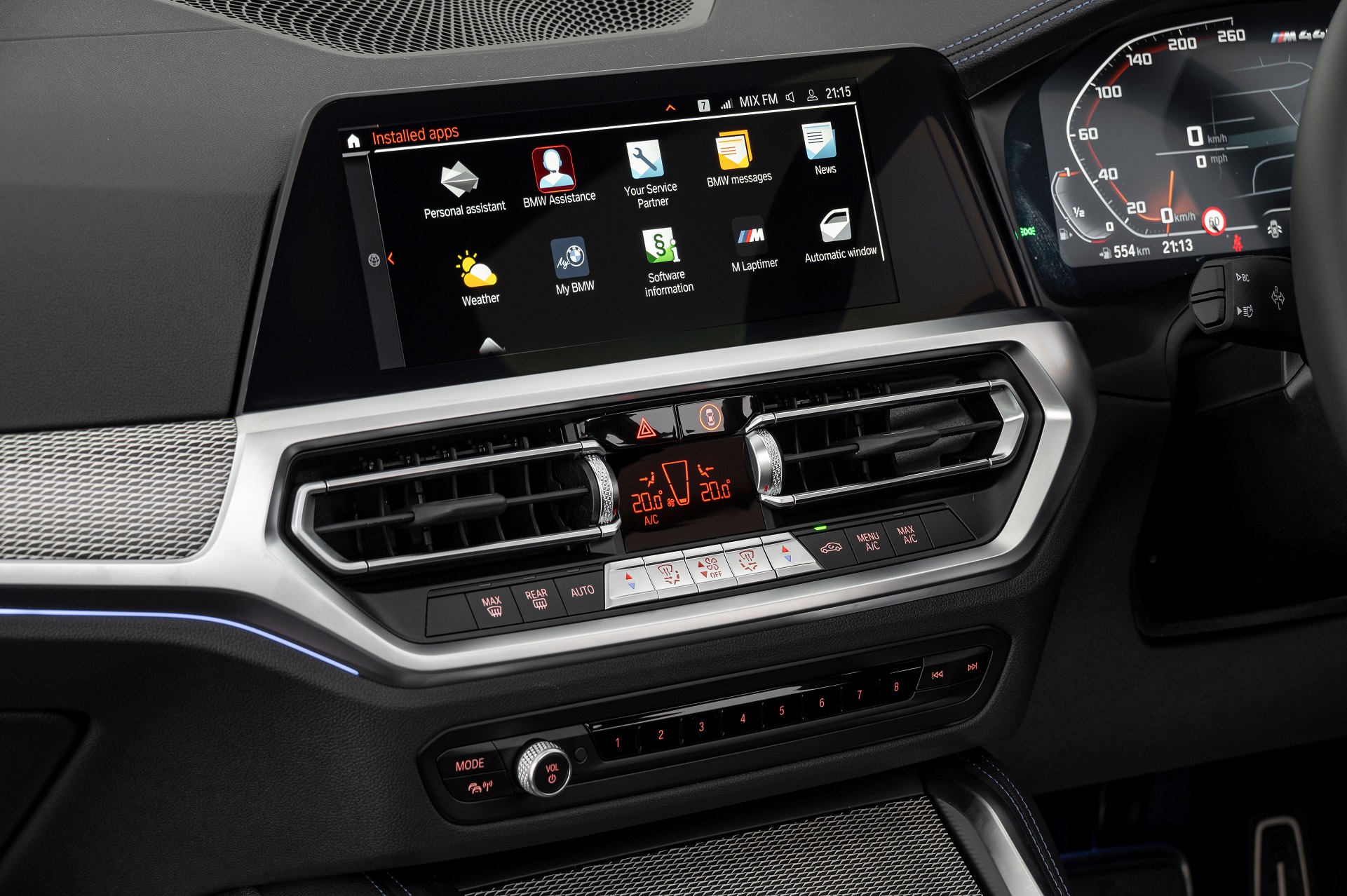 Download 2022 BMW M440i xDrive Gran Coupé - SA version - Central Console HD Wallpaper 1921x1278 #37