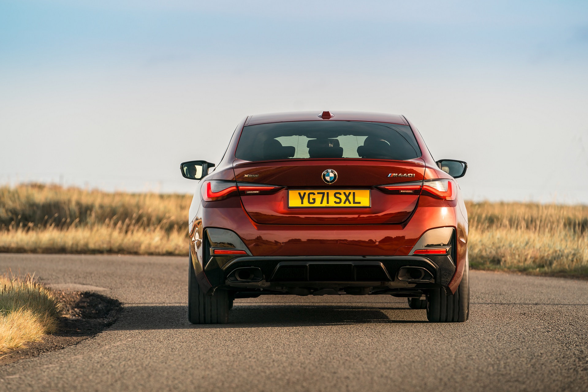 Download 2022 BMW M440i xDrive Gran Coupé - UK version - Rear HD Wallpaper 1919x1280 #12