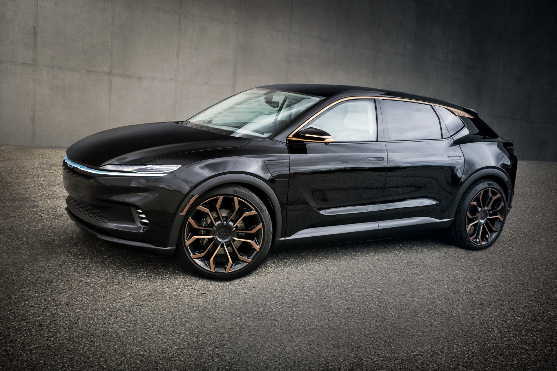 Download 2022 Chrysler Airflow Graphite Concept - Front Three-Quarter HD Wallpaper 1921x1281 #1