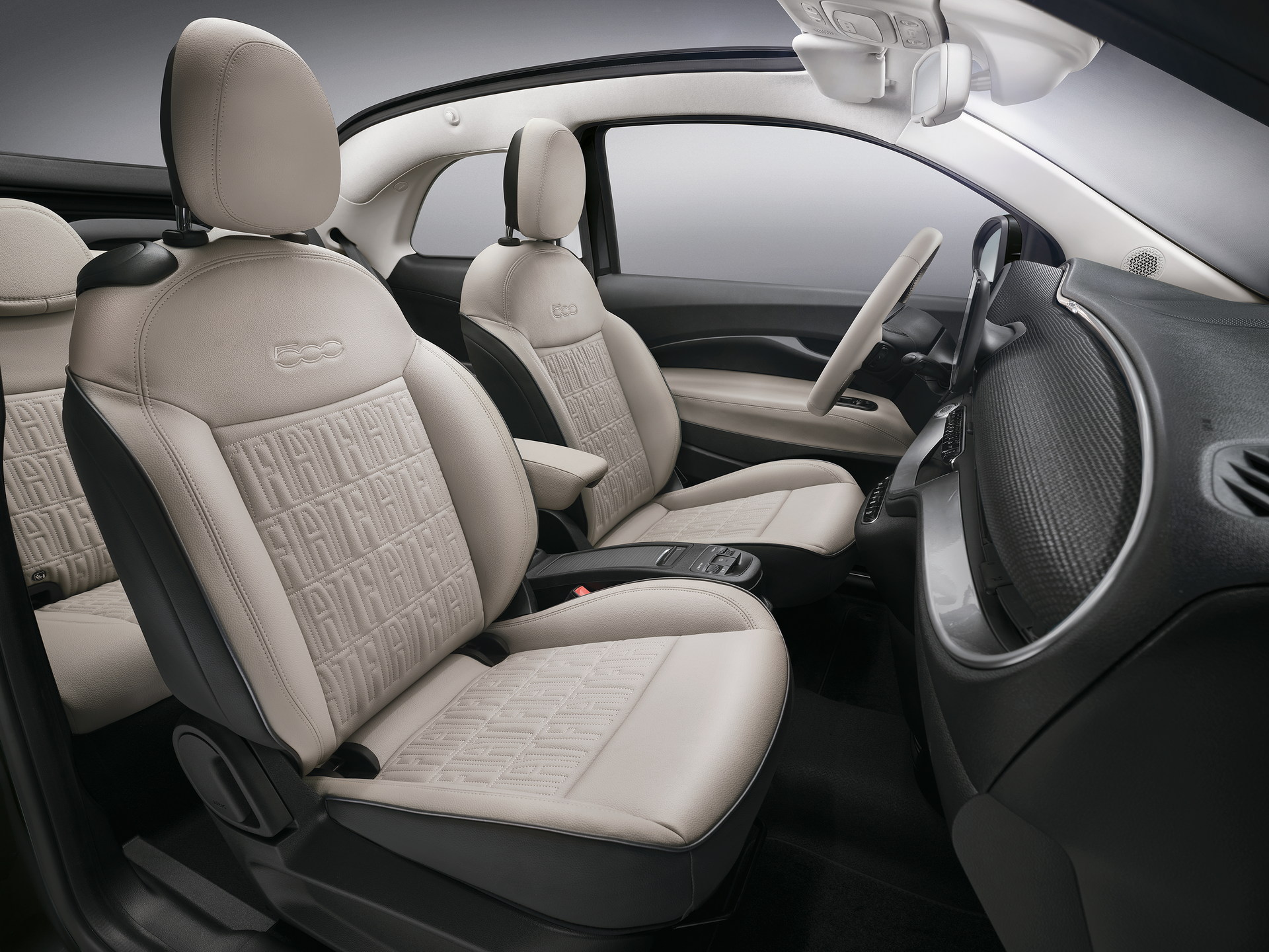 Download 2022 Fiat 500 La Prima by Bocelli - Interior HD Wallpaper 1920x1440 #4