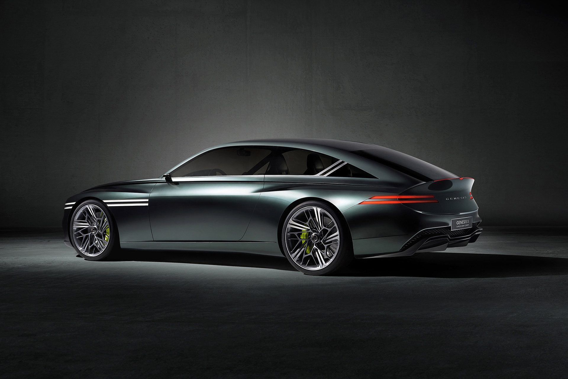 Download 2022 Genesis X Speedium Coupe Concept - Rear Three-Quarter HD Wallpaper 1920x1280 #2