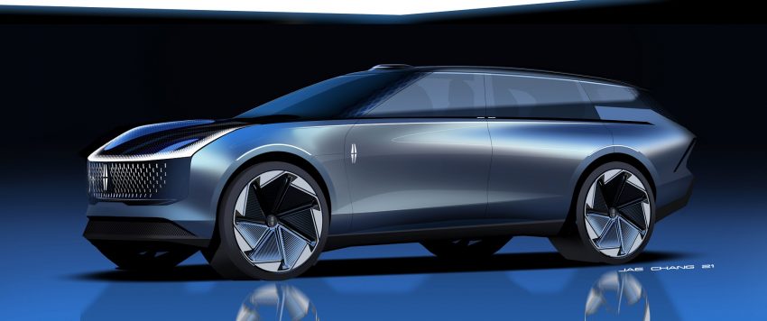 2022 Lincoln Star Concept - Design Sketch Wallpaper 850x356 #12