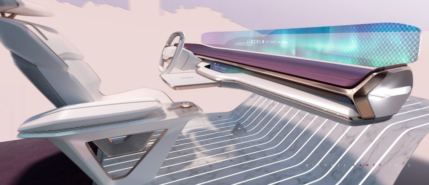 2022 Lincoln Star Concept - Design Sketch Wallpaper 850x368 #19