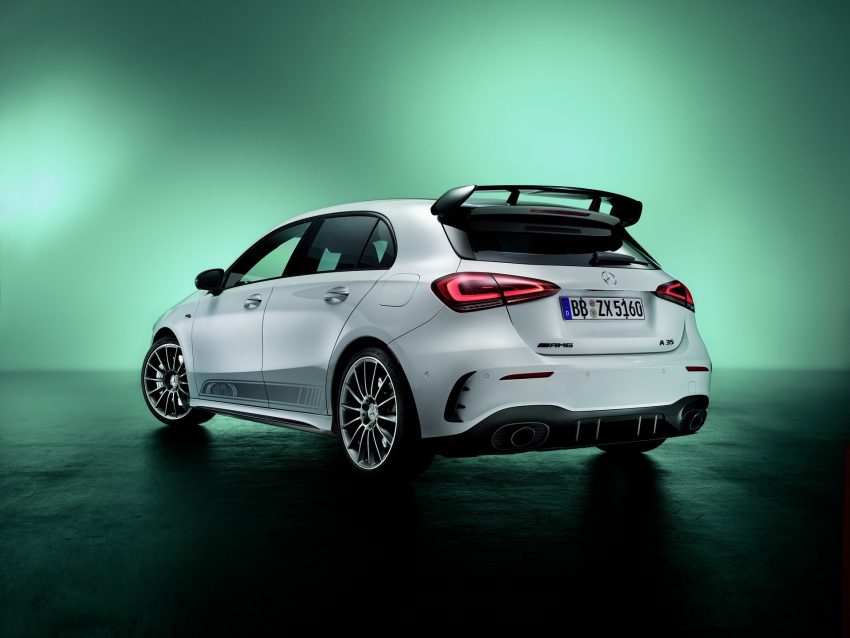 2022 Mercedes-AMG A 35 Edition 55 - Rear Three-Quarter Wallpaper 850x638 #3