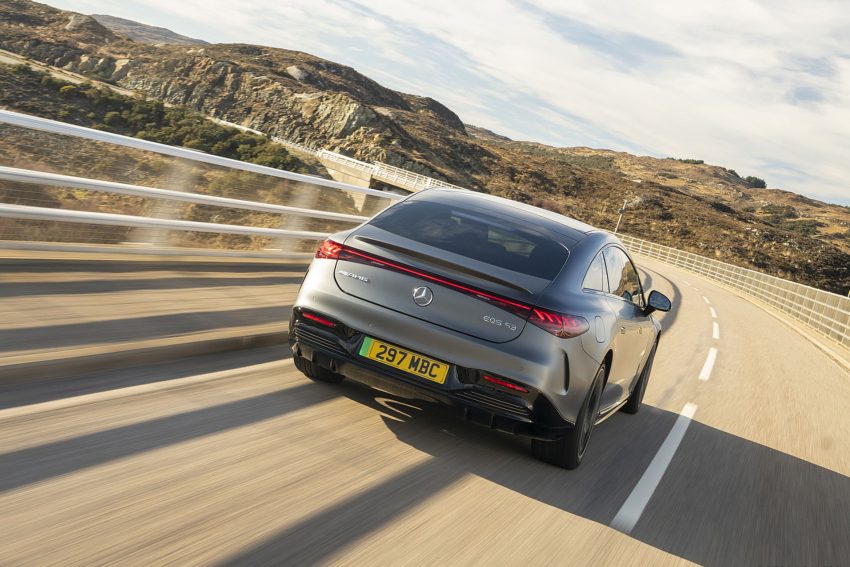 2022 Mercedes-AMG EQS 53 4Matic+ - UK version - Rear Wallpaper 850x567 #6