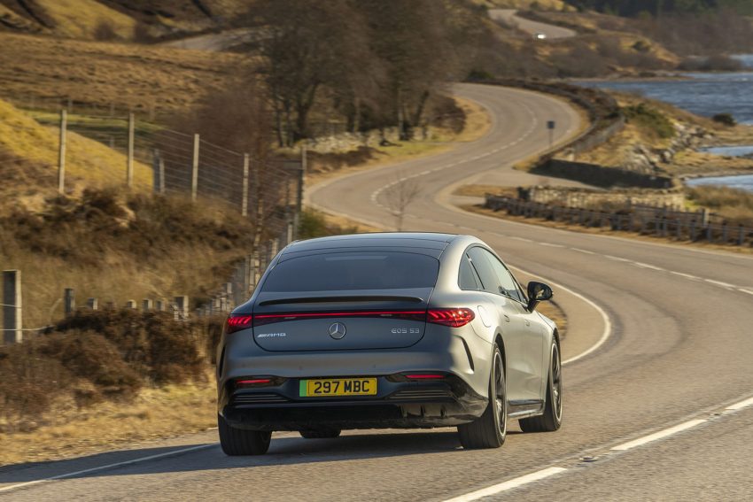 2022 Mercedes-AMG EQS 53 4Matic+ - UK version - Rear Wallpaper 850x567 #3