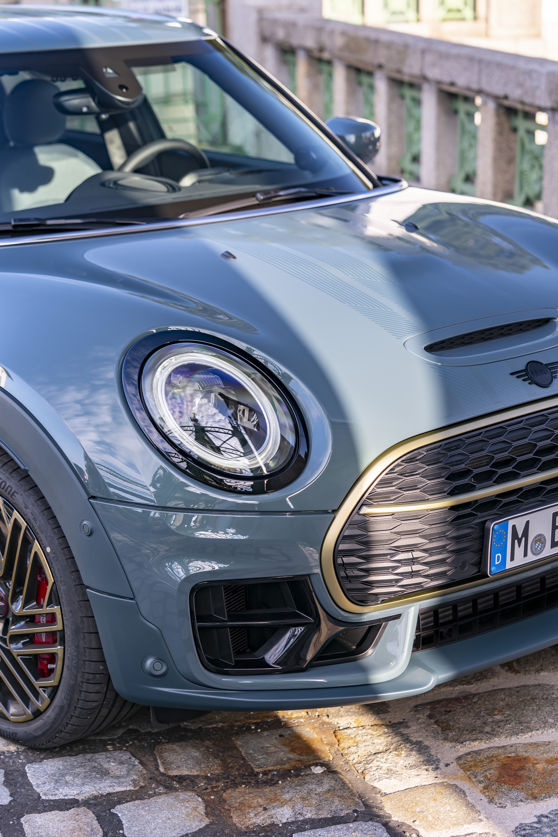 Download 2022 Mini John Cooper Works Clubman Untold Edition - Headlight HD Phone Wallpaper 1920x2880 #77